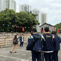 【 心凝形釋 - 始得東涌漫遊記 】 💭🌿你有多久沒試過靜下心來，擁抱自己身體的聲音？日前我們清涌覺樂社區導師帶領一群中四學生到東涌，遊走於逸東邨、馬灣涌村及砲台，認識這個他們大部分師生第 (4)